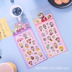 Set 3 Tấm Sticker Labubu Bling