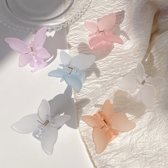 Kẹp Tóc Bướm Màu Thạch