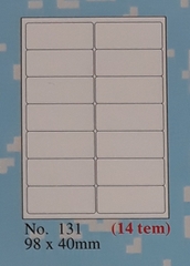 Decal A4 Tomy 126 - 127 - 128 - 130