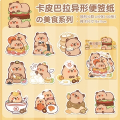 Túi 100 Tờ Note Hình Capybara