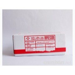 Giấy liên tục 210x279mm - chia 2