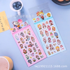 Set 3 Tấm Sticker Labubu Bling