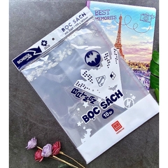 Bọc sách nylon Hồng Hà - Xấp 10