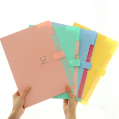 File A4, 5 Ngăn Mix Màu