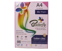 Bìa màu A4 160 gsm dạ quang