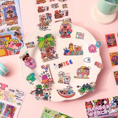 Set 4 Tấm Sticker Magic Moment