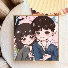 Tranh Số Hóa Cặp Đôi 30*30