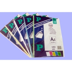 Bìa màu A4 180gsm
