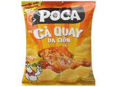 Bánh Snack Poca Gà Quay Da Giòn - 32g