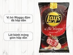 Bánh Snack Lays - Vị Bò Wagyu 45g