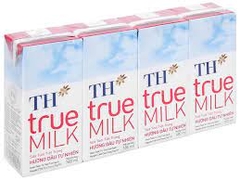 Sữa TH True Milk vị Dâu - 180ml