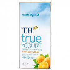 Sữa Chua TH True Milk vị Cam - 180ml