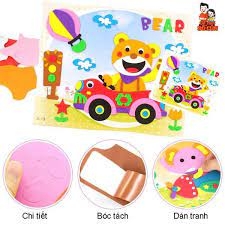 Tranh Xốp Bóc Dán
