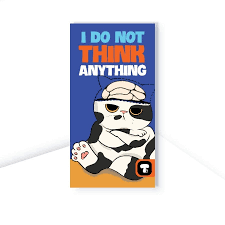 Sổ Xé Gáy A6 I Do Not Think Anything