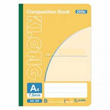 Sổ May Dán Gáy Composition Book Klong- MS309
