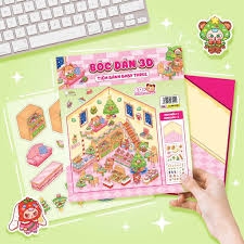 Sticker Bóc Dán 3D Việt Nam