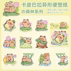 Túi 100 Tờ Note Hình Capybara