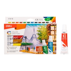 Màu Nước Deli 12 Màu EC12-12