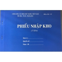 Phiếu nhập kho 3 liên 13x19cm HN