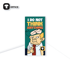 Sổ Xé Gáy A6 I Do Not Think Anything