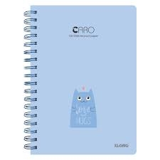 Sổ Caro B5 Klong Lò Xo Kép 200T -MS297