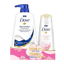 Sữa Tắm Dove 500g Tặng - Dưỡng Ẩm Chuyên Sâu