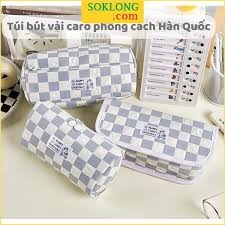Túi Đựng Bút Ghi Trắng