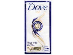 Dây kem xả Dove phục hồi hư tổn 6.1ml x 12 gói