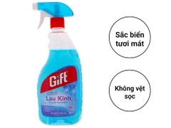 Lau kính Gift Sắc biển 580 ml