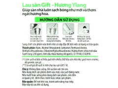 Lau sàn Gift Hương Ylang 3,8 kg