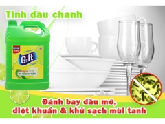 Rửa chén Gift Chanh 3,8 kg