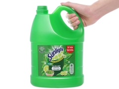 Nước rửa chén Sunlight Extra trà xanh matcha can 3.48 lít
