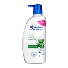 Dầu gội Head & Shoulders bạc hà làm sạch gàu chai - 650ml
