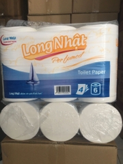 Giấy vệ sinh Long Nhật không lõi