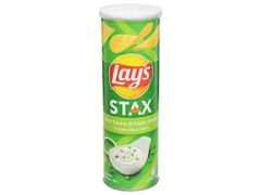 Bánh Snack Lays Stax Sour Cream & Onion - Hủ
