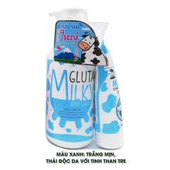 Sữa Tắm Milky Thái + SRM Xanh - White&Smooth