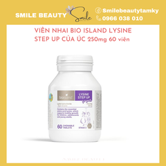Viên nhai Bio Island Lysine Step Up của Úc 250mg 60 viên