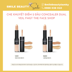 Che khuyết điểm 2 đầu Concealer Dual Veil FMGT The Face Shop