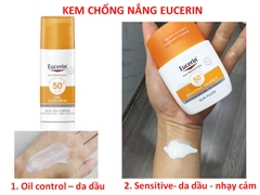 Kem chống nắng Eucerin Oil Control 50ml dành cho da dầu