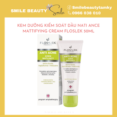 Kem dưỡng kiểm soát dầu Anti Ance Mattifying Cream Floslek 50ml