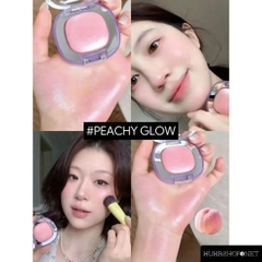 Má hồng girls crush glowy blush highlighter kết hợp bắt sáng