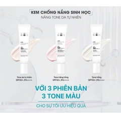 Kem Chống Nắng Nâng Tone, Kiềm Dầu Biomeek UVM TONE UP Suncream SPF50+ PA++++ 30ml