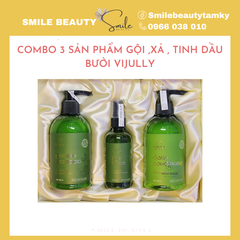 Combo gội xả tinh dầu bưởi Vijujly