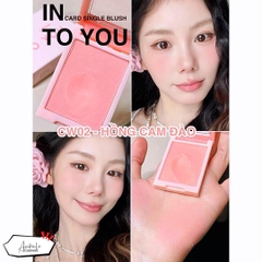 Má hồng Into You color card single blush