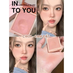 Má hồng Into You color card single blush