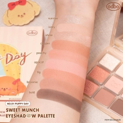 Bảng Phấn Mắt 9 Ô Odbo Kitten Day & Puppy Day Mèo & Cún Con Tặng Kèm Kẹp Tóc