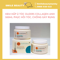 Kem Hấp Ủ Tóc Olexrs Collagen Anh 500ml Phục Hồi Tóc, Chống Gãy Rụng