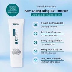 Kem Chống Nắng Innoskin B3 Suncream 50g