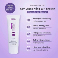 Kem Chống Nắng Innoskin B3 Suncream 50g
