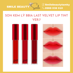 Son Kem Lì Bbia Last Velvet Lip Tint Ver 7